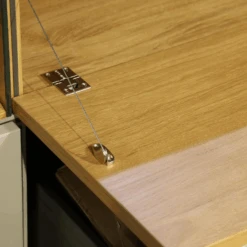 Wohnwand NEO Innenfach Eiche Natur Rückwand Lack Seidengrau -Hülsta wohnwaende tv lowboards huelsta wohnwand neo innenfach eiche natur rueckwand lack seidengrau 289 42 6