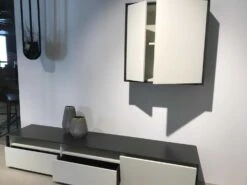 Wohnwand Scopia Holz Lackiert Weiß Grau -Hülsta wohnwaende tv lowboards huelsta wohnwand scopia holz lackiert weiss grau 193 42 66535 4