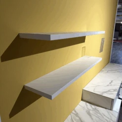 Wohnwand Tetrim Lack Reinweiß Rahmen Silberfarbig Abdeckplatte Keramik Calcatta Weiß Grau Mit Beleuchtung -Hülsta wohnwaende tv lowboards huelsta wohnwand tetrim lack reinweiss rahmen silberfarbig abdeckplatte 11