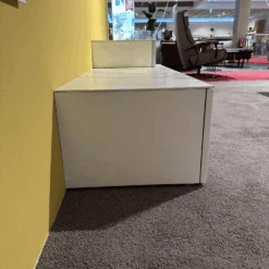 Wohnwand Tetrim Lack Reinweiß Rahmen Silberfarbig Abdeckplatte Keramik Calcatta Weiß Grau Mit Beleuchtung -Hülsta wohnwaende tv lowboards huelsta wohnwand tetrim lack reinweiss rahmen silberfarbig abdeckplatte 8